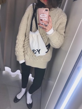 「La Tenace（ラテナーチェ）のアイテム」を使った、Oo.hiro.oOさん（レディース・159cm）の春コーディネート