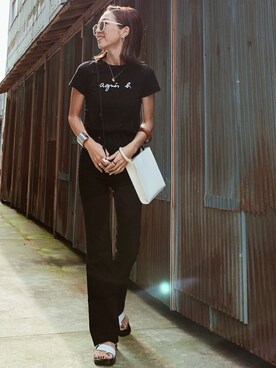 「PT（ピーティ）のアイテム（ブレスレット）」を使った、Oo.hiro.oOさん（レディース・159cm）の夏コーディネート