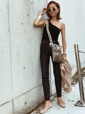 「PT（ピーティ）のアイテム（ブレスレット）」を使った、Oo.hiro.oOさん（レディース・159cm）の夏コーディネート