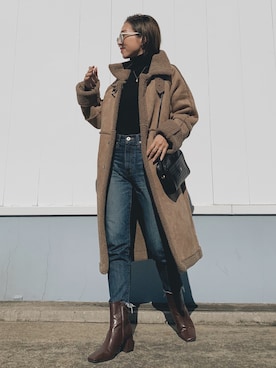 Oo.hiro.oOさん（レディース・159cm）の冬コーディネート