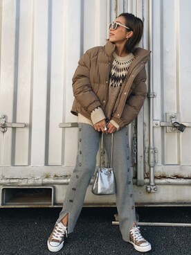 Oo.hiro.oOさん（レディース・159cm）の冬コーディネート