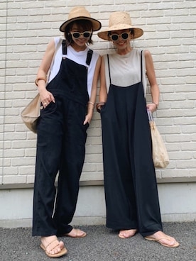 「TKEES（ティキーズ）の＜TKEES（ティキーズ）＞ トング サンダル◆（サンダル）」を使った、Oo.hiro.oOさん（レディース・159cm）の夏コーディネート