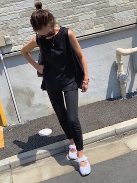 「OMNES Another Edition（オムネス アナザーエディション）のアイテム」を使った、Oo.hiro.oOさん（レディース・159cm）の夏コーディネート