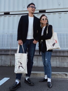 「Starting Over（スターティングオーバー）のアイテム（バッグ）」を使った、Oo.hiro.oOさん（レディース・159cm）の冬コーディネート