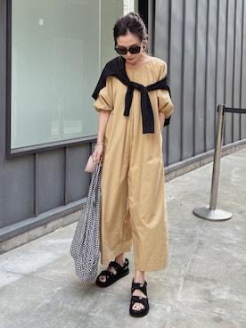 「chanel」｜「アイテム（オールインワン・サロペット）」を使った、Oo.hiro.oOさん（レディース・159cm）の春コーディネート