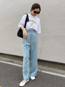 「BEN DAVIS/WHITE LABEL（ベンデイビス ホワイトラベル）のアイテム」を使った、Oo.hiro.oOさん（レディース・159cm）の春コーディネート