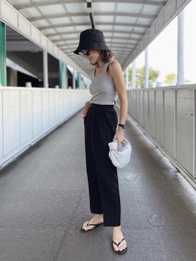 「Cheri（シェリ）のアイテム」を使った、Oo.hiro.oOさん（レディース・159cm）の夏コーディネート