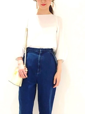 「leur logette（ルルロジェッタ）のアイテム」を使った、anatelierさん（レディース・164cm）の春コーディネート