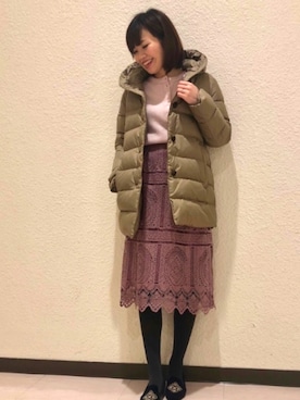 「Moi non plus（モアノンプリュ）のアイテム」を使った、anatelierさん（レディース・162cm）の冬コーディネート