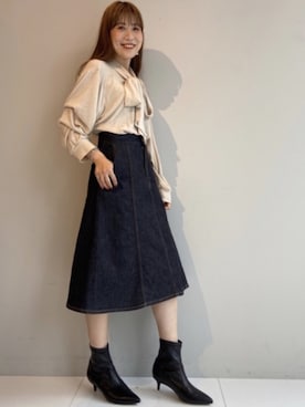 「A PUPIL（アピューピル）のアイテム」を使った、anatelierさん（レディース・164cm）の夏コーディネート