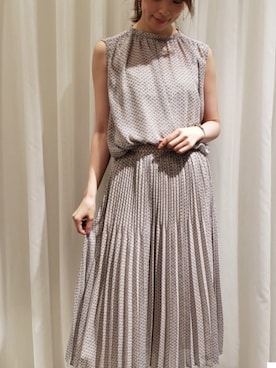 「anatelier（アナトリエ）のアイテム（スカート）」を使った、anatelierさん（レディース・165cm）の夏コーディネート