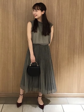 「anatelier（アナトリエ）のアイテム（スカート）」を使った、anatelierさん（レディース・164cm）の夏コーディネート