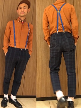 「媚びないシャツ」｜shamsoftokyoさん（メンズ・173cm）の冬コーディネート