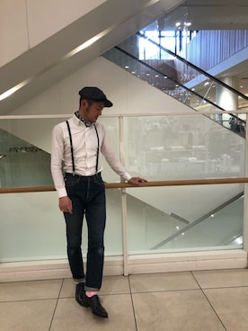 「媚びないシャツ」｜shamsoftokyoさん（メンズ・173cm）の春コーディネート