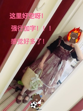 「softlolita」｜T1K1 さん（レディース・154cm）の夏コーディネート