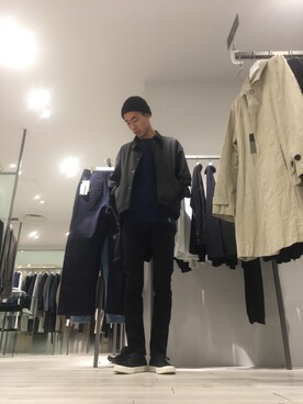 「KIIT（キート）のアイテム（ジャケット/アウター）」を使った、kzk_utさん（メンズ・180cm）の冬コーディネート