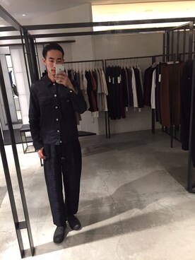 「UNITED TOKYO（ユナイテッドトウキョウ）のリジットデニムジャケット（デニムジャケット、ブルー系）」を使った、kzk_utさん（メンズ・180cm）の夏コーディネート