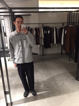 「UNITED TOKYO（ユナイテッドトウキョウ）のアイテム（ブルゾン、グレー系）」を使った、kzk_utさん（メンズ・180cm）の夏コーディネート