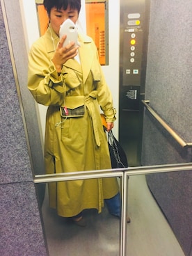 「AMERI」｜「アイテム（PC・スマホグッズ/家電）」を使った、u_chanさん（レディース・162cm）の秋コーディネート