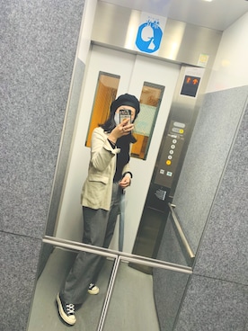 「JOURNAL STANDARD relume（ジャーナルスタンダード　レリューム）のアイテム（ノーカラージャケット）」を使った、u_chanさん（レディース・162cm）の秋コーディネート