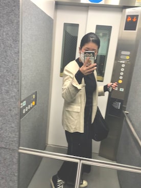 「JOURNAL STANDARD relume（ジャーナルスタンダード　レリューム）のアイテム（ノーカラージャケット）」を使った、u_chanさん（レディース・162cm）の秋コーディネート