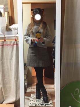 菜実さん（レディース・149cm）の冬コーディネート