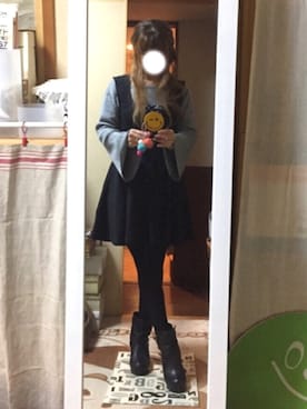 菜実さん（レディース・149cm）の冬コーディネート