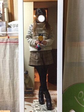菜実さん（レディース・149cm）の冬コーディネート