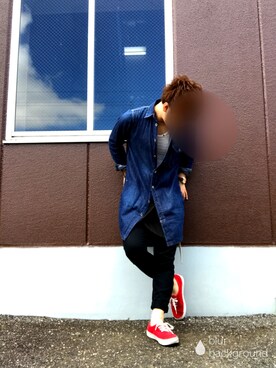 「CECIL McBEE（セシルマクビー）のアイテム（スカート）」を使った、✣ryo✰さん（メンズ・165cm）の夏コーディネート