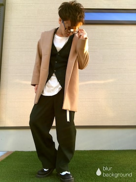 ✣ryo✰さん（メンズ・165cm）の冬コーディネート