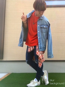 ✣ryo✰さん（メンズ・165cm）の春コーディネート