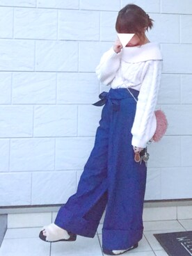 「プチプラミックス」｜Mai ◡̎⃝さん（レディース・147cm）の秋コーディネート