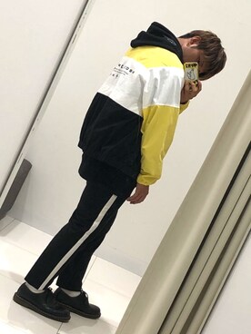 「LEGENDA（レジェンダ）のアイテム（ブルゾン）」を使った、くるーさん（メンズ・177cm）の秋コーディネート