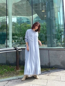 「アイテム（リング）」を使った、yukoさん（レディース・147cm）の秋コーディネート