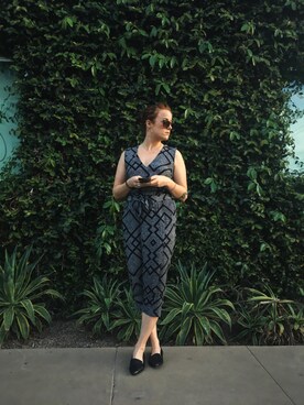「ALDO（アルド）のアイテム（ドレスシューズ）」を使った、Jocelyn Rareyさん（レディース・165cm）の春コーディネート