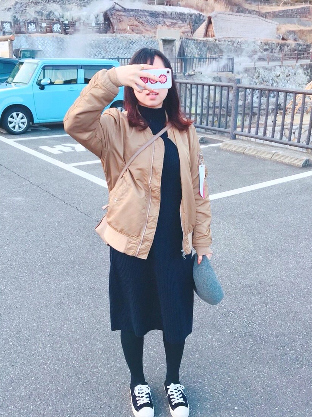 UNIQLO（ユニクロ）の「ソフトニットフリースワンピース（長袖