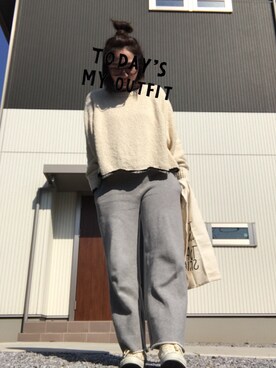 「のんびりスタイル」｜mmmkkk12さん（レディース・163cm）の春コーディネート