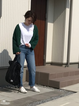 「CONVERSE（コンバース）のCONVERSE コンバース ジャック パーセル / JACK PURCEL（スニーカー）」を使った、mmmkkk12さん（レディース・163cm）の春コーディネート