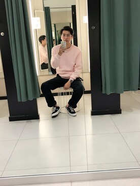 「H&M（エイチ・アンド・エム）のアイテム（パーカー）」を使った、dostobsessionさん（メンズ・175cm）の夏コーディネート