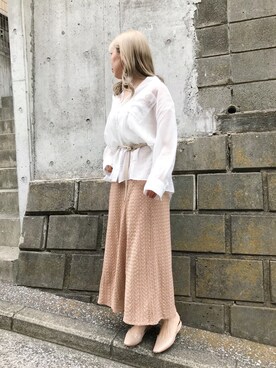 MAKIさん（レディース・161cm）の春コーディネート