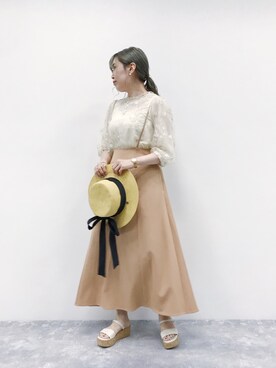 MAKIさん（レディース・161cm）の夏コーディネート