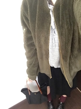 ふくちゃんさん（レディース・162cm）の冬コーディネート