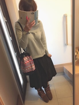 「スプリングSENSEOFPLACE」｜「アイテム（PC・スマホグッズ/家電）」を使った、ふくちゃんさん（レディース・162cm）の春コーディネート