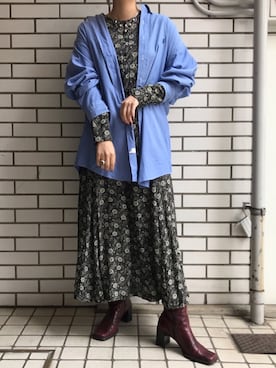 「Ralph Lauren」｜「アイテム（ワンピース/ドレス）」を使った、TAPATAPP Lady'sさん（レディース・157cm）の春コーディネート