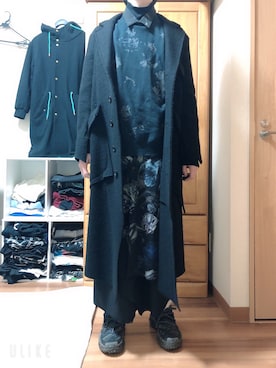 「sulvam」｜「アイテム（ジャケット/アウター）」を使った、生利他　佑さん（メンズ・168cm）の冬コーディネート
