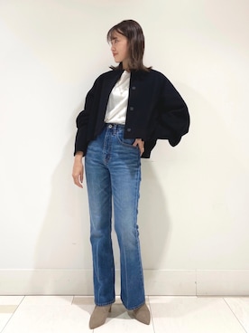 「カジュアルコ－デ」｜IKI_160cmさん（レディース・159cm）の冬コーディネート