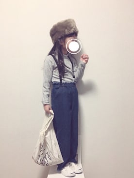 「CIBONE（シボネ）のアイテム」を使った、chichichiiiさん（キッズ・110cm）の冬コーディネート