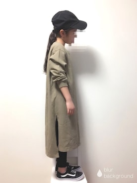 「FREAK'S STORE（フリークスストア）のアイテム（ワンピース/ドレス）」を使った、chichichiiiさん（キッズ・125cm）の冬コーディネート
