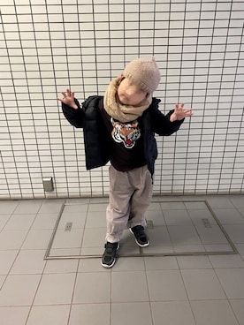 つっつ。さん（キッズ・120cm）の冬コーディネート