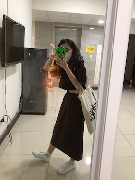 「HYPE（ハイプ）のアイテム（バッグ）」を使った、👽👅🖕さん（レディース・150cm）の秋コーディネート